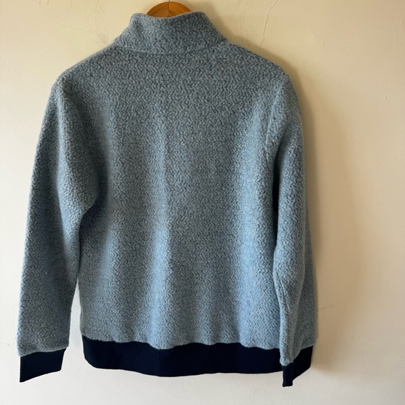 Patagonia woolyester fleece Half-Zip Pullover blue - Picture 6 of 8